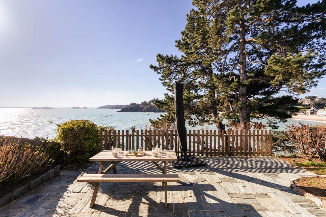Jardin Sur L'Eau - Appt Vue Mer Cancale Exterior foto